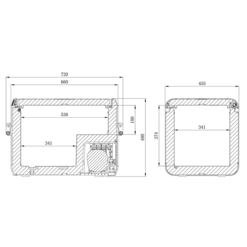 Refrigerador de compresión DOMETIC CFX3 55