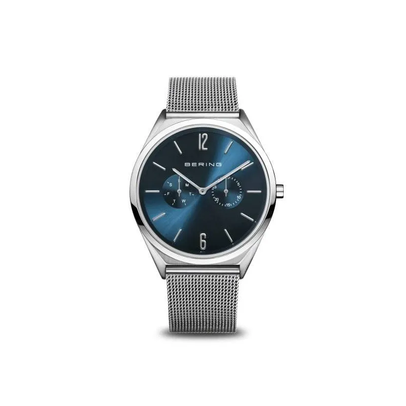 RELOJ BERING ULTRA SLIM PLATA PULIDO CEPILLADO 17140007