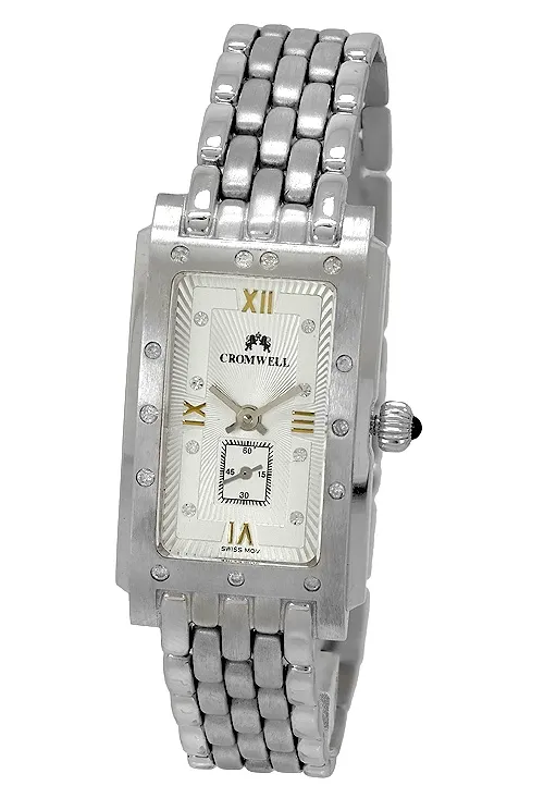 Reloj mujer oro blanco y diamantes 18 Ktes Cromwell 095_408005
