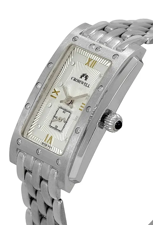 Reloj mujer oro blanco y diamantes 18 Ktes Cromwell 095_408005
