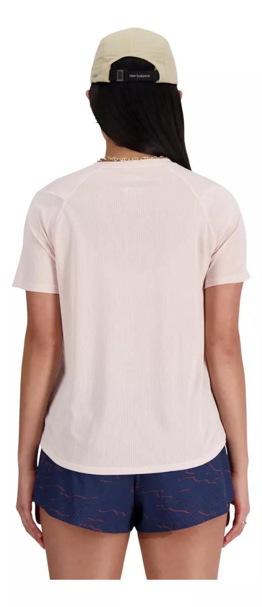 Remera New Balance De Mujer Athletics Run  Secado Rápido