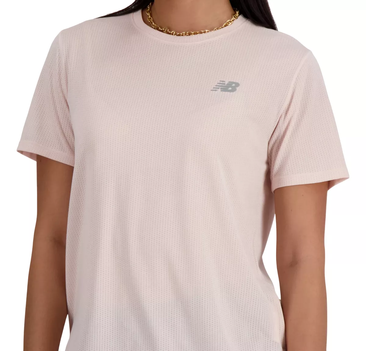 Remera New Balance De Mujer Athletics Run  Secado Rápido
