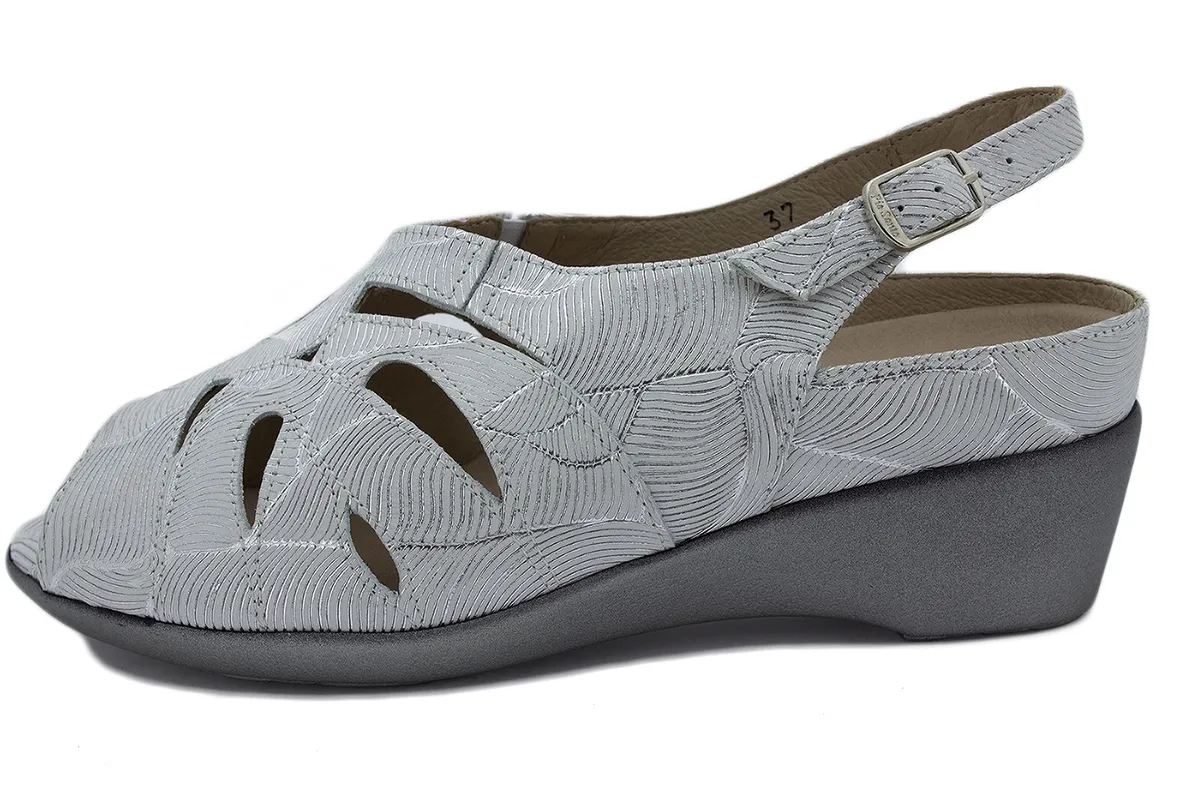 Removable Insole Sandal Mink Leather