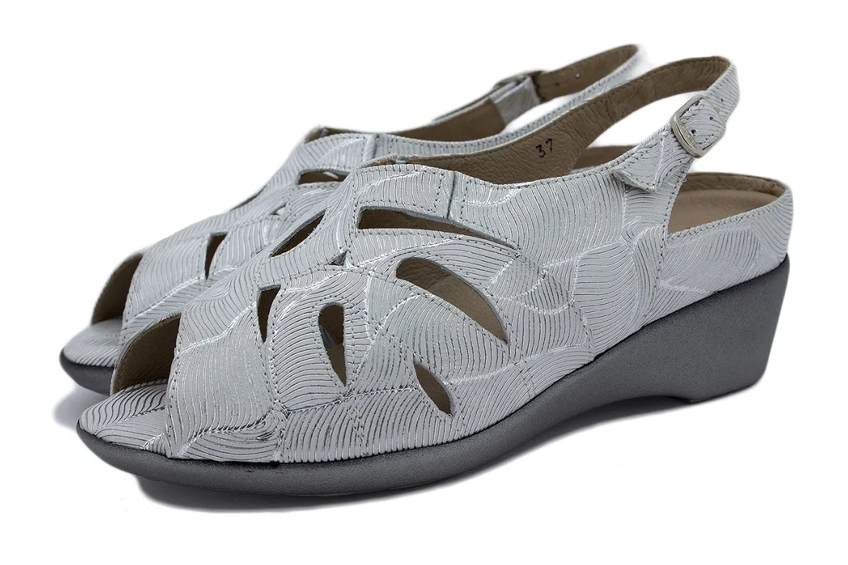 Removable Insole Sandal Mink Leather