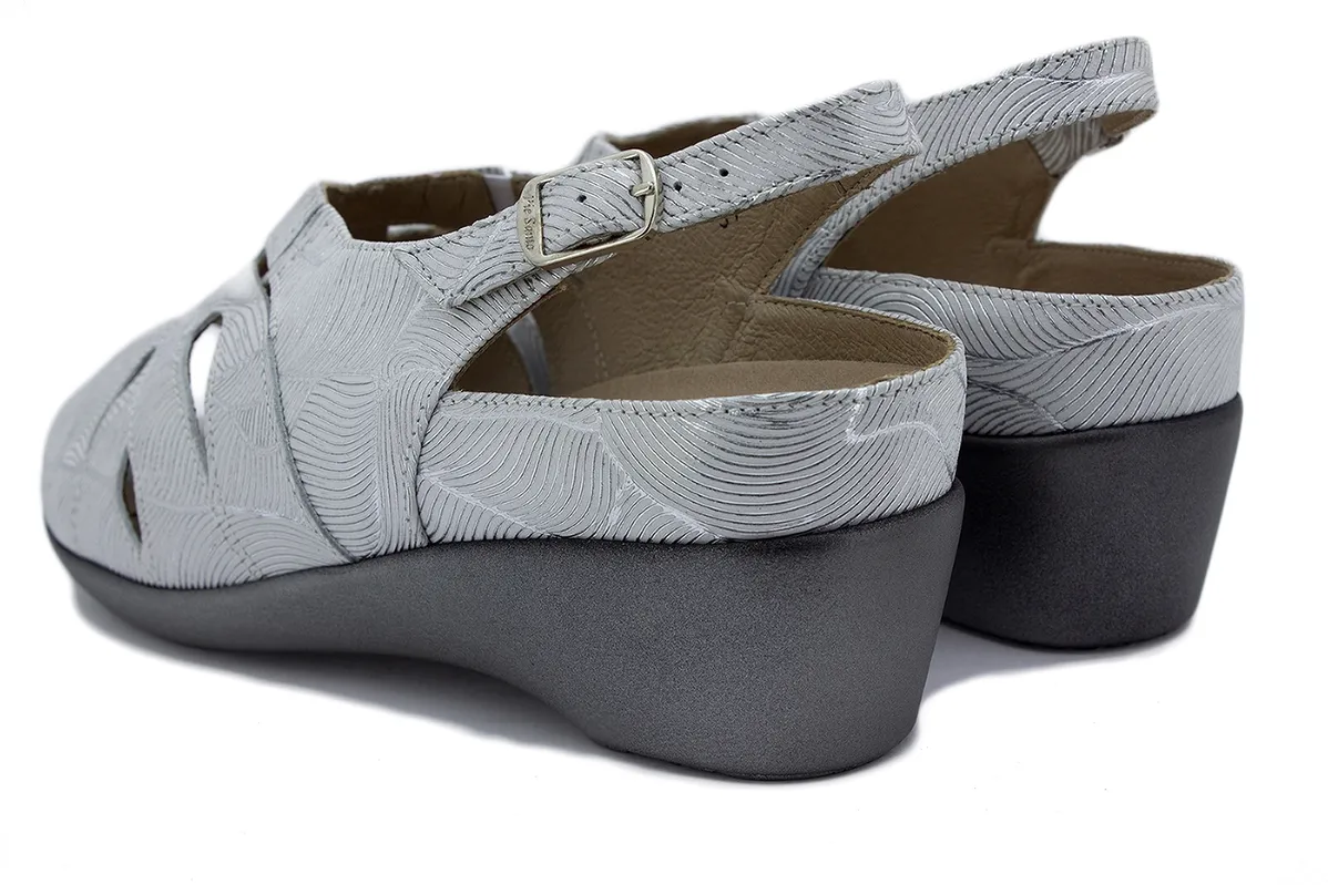 Removable Insole Sandal Mink Leather
