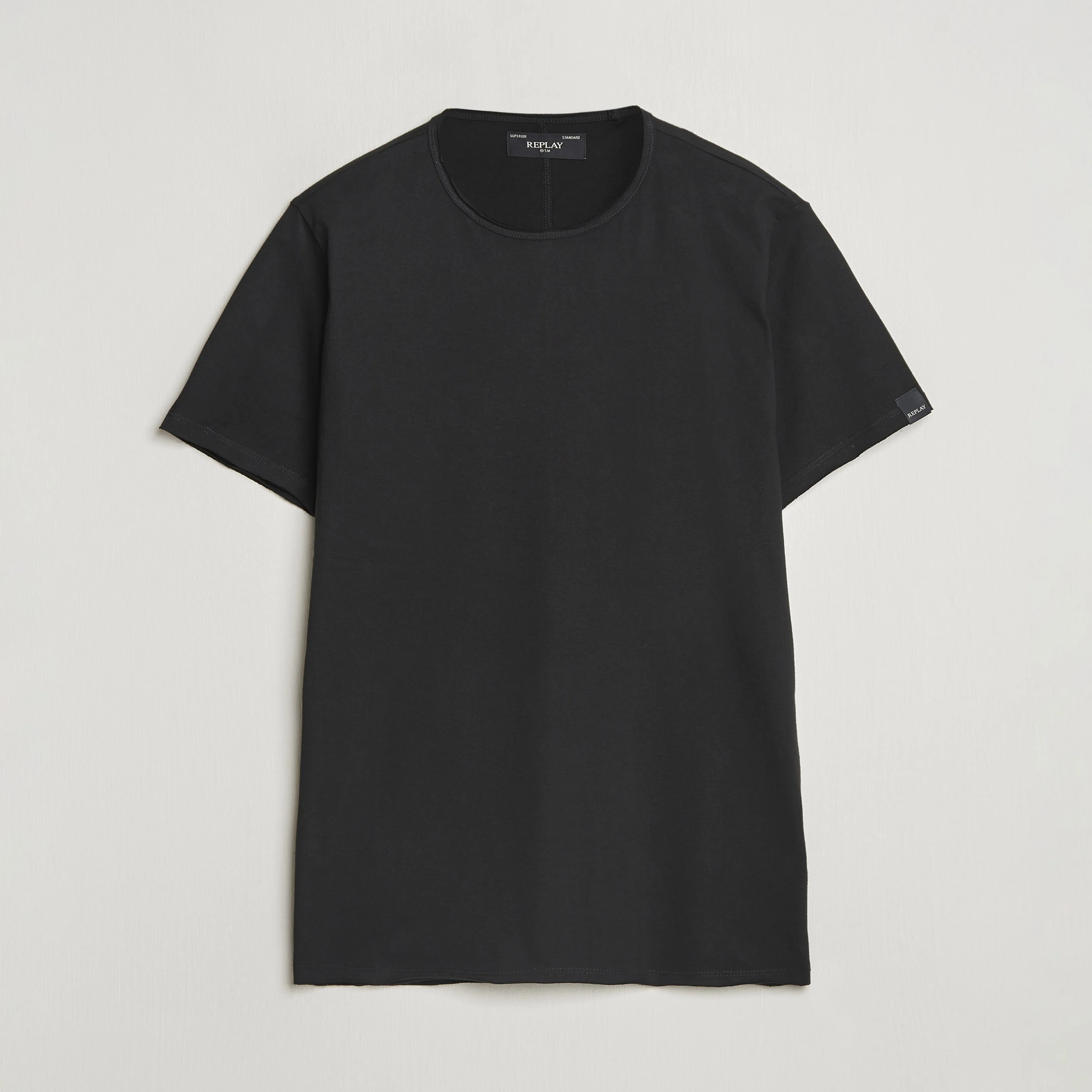 REPLAY CREW NECK TSHIRT BLACK