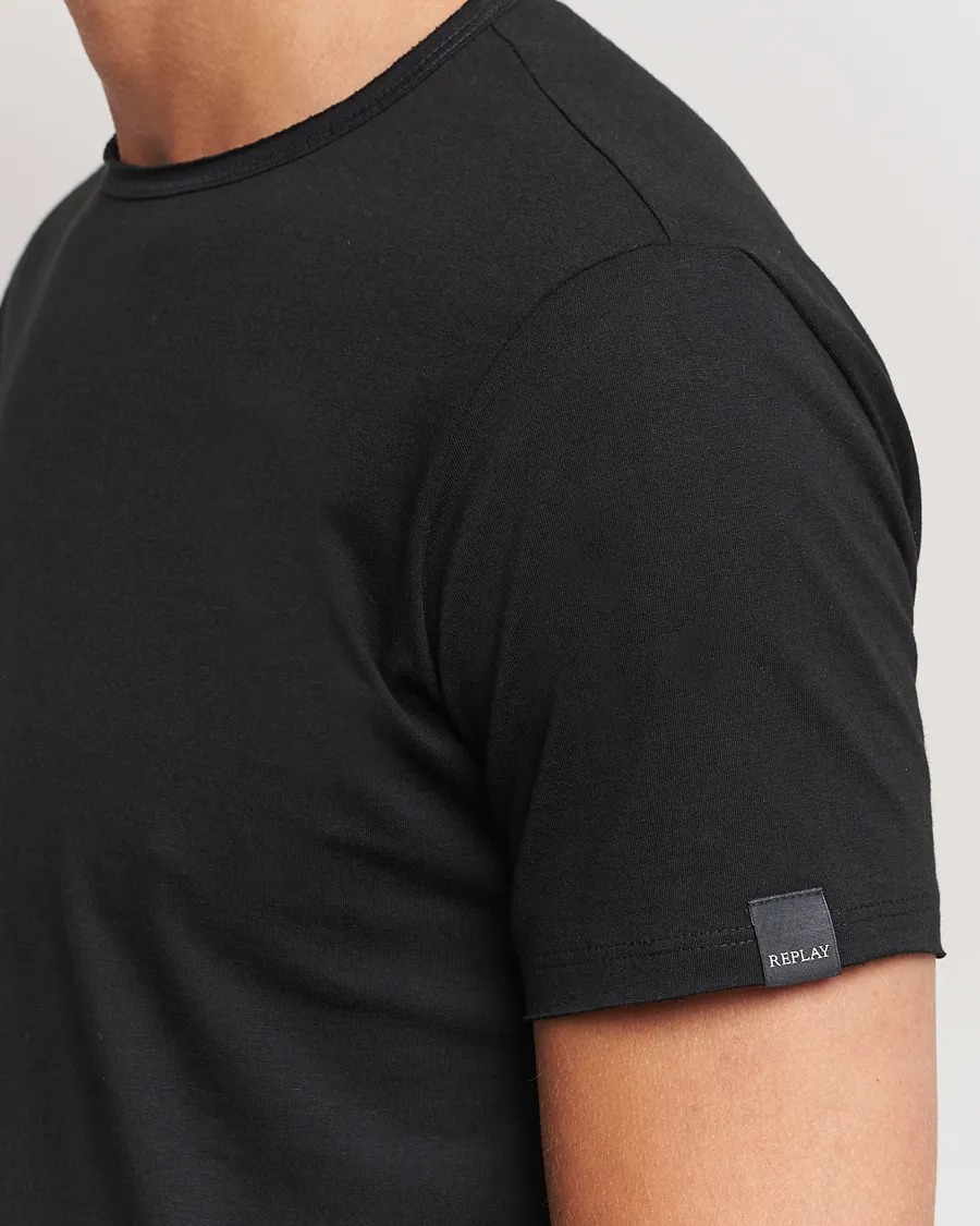 REPLAY CREW NECK TSHIRT BLACK