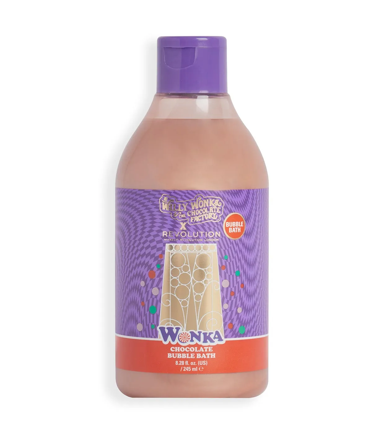 REVOLUTION  *WILLY WONKA & THE CHOCOLATE FACTORY*  GEL DE BAO CHOCOLATE BUBBLE BATH