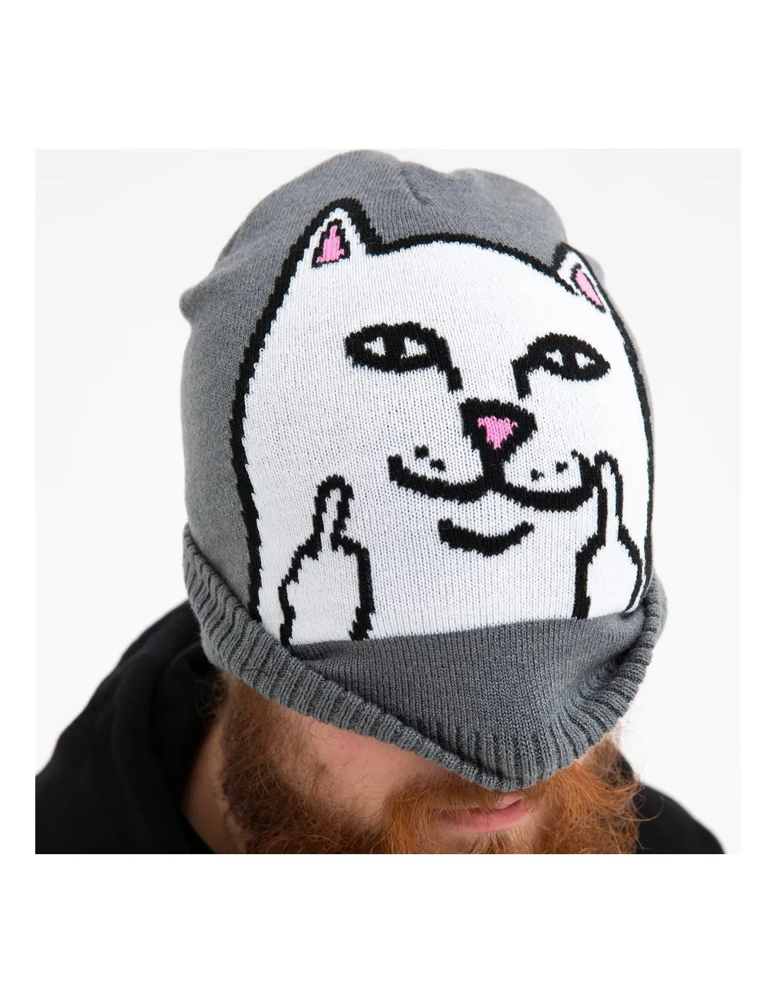 RIPNDIP PEEKING NERMAL BEANIE  GRIS  GORRO