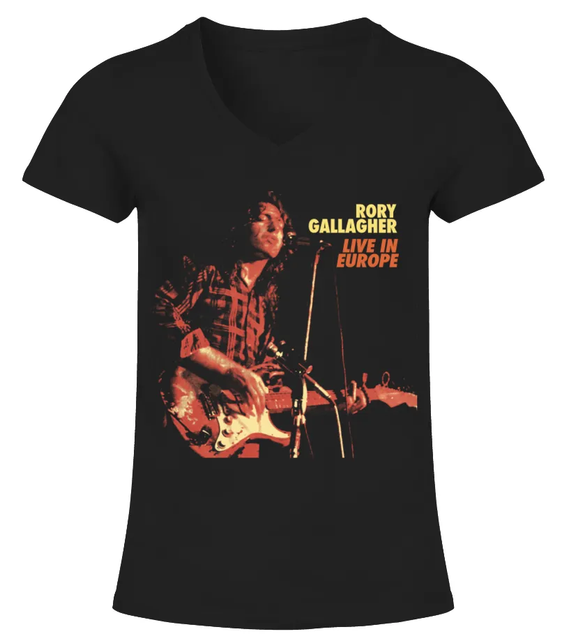 Rory Gallagher BK (18) Camiseta cuello pico Mujer