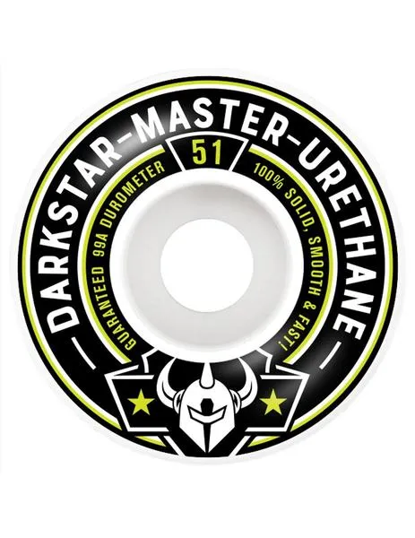 RUEDAS SKATE DARKSTAR RESPONDER 51MM  LIME (PACK DE 4)