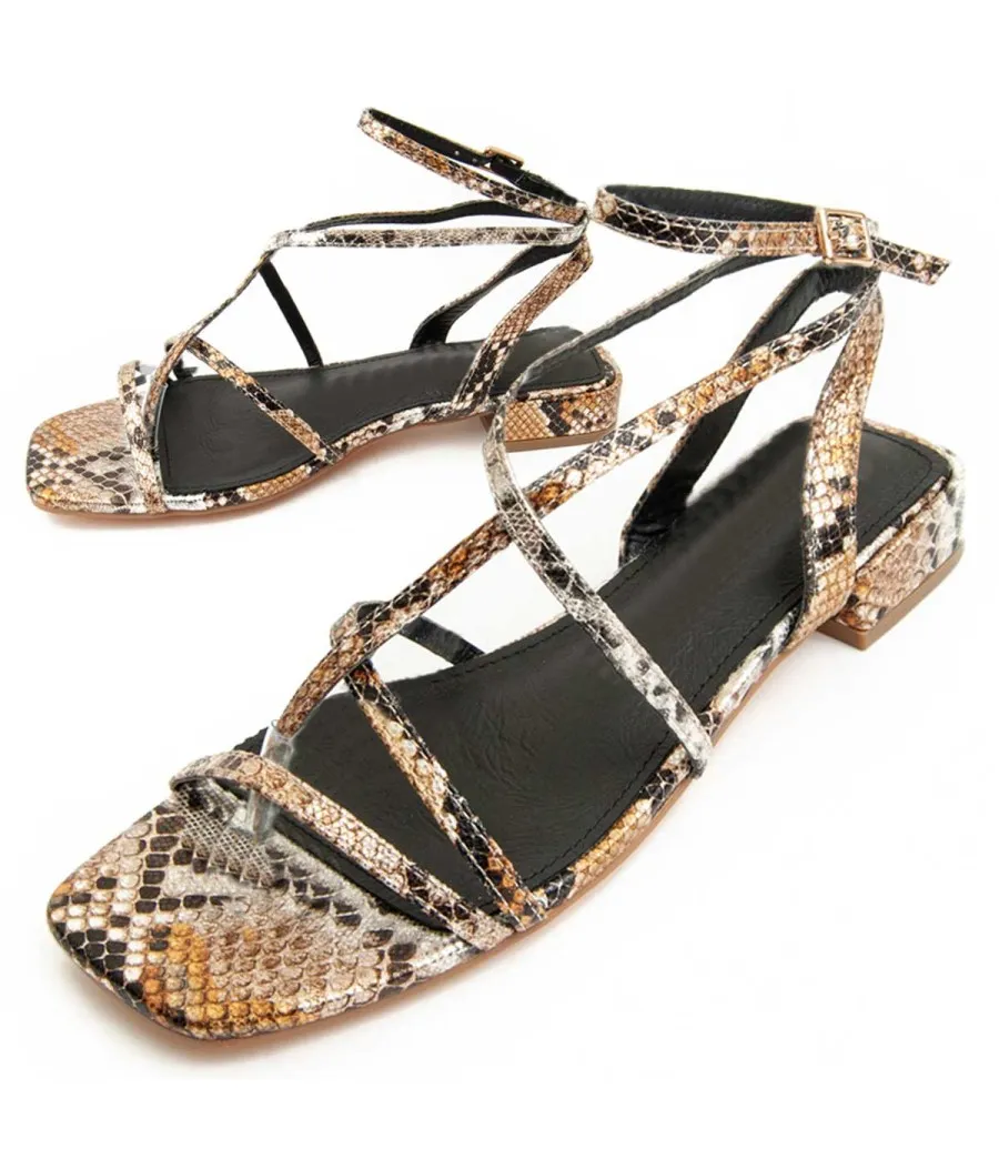 Sandalia Con Tacon Para Mujer.  Montevita  Sandalo2  91742 Dorado