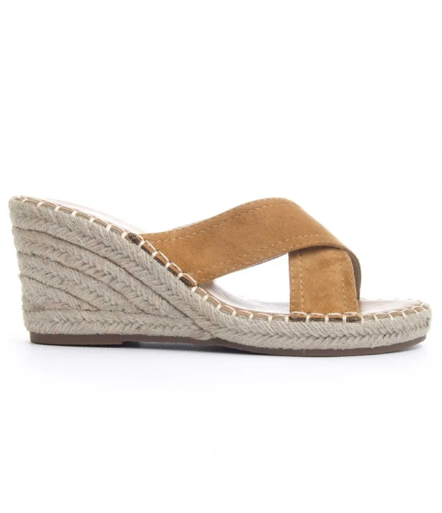 Sandalia Cómoda Para Mujer.  Montevita  Wedsun2  83236 Marrón