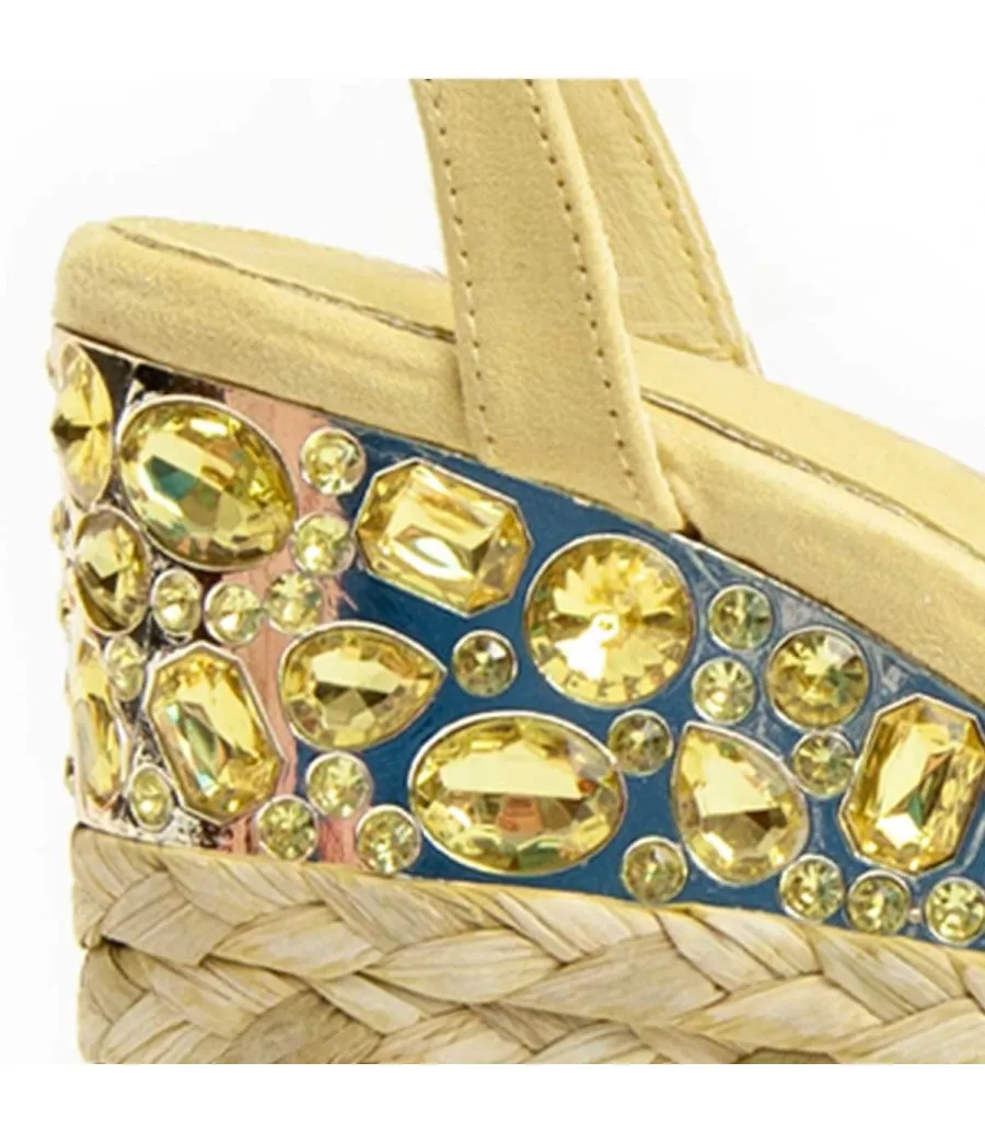 Sandalia De Cuña Para Mujer.  Montevita  Wesparto15  91222
