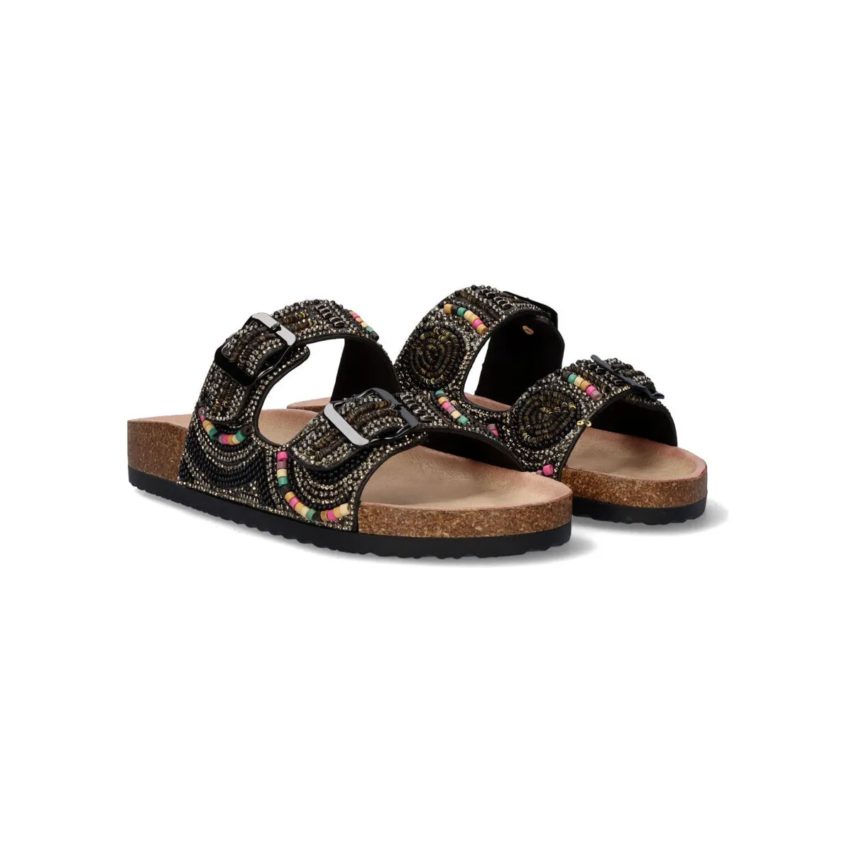 SANDALIA ESTILO BIO 2307053 STRASS BLACK