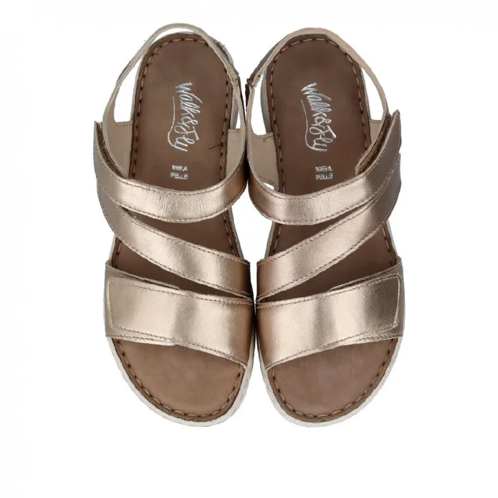 SANDALIA METALIZADA WALK AND FLY BASILEA 3066 47200 A3 WALK AND FLY