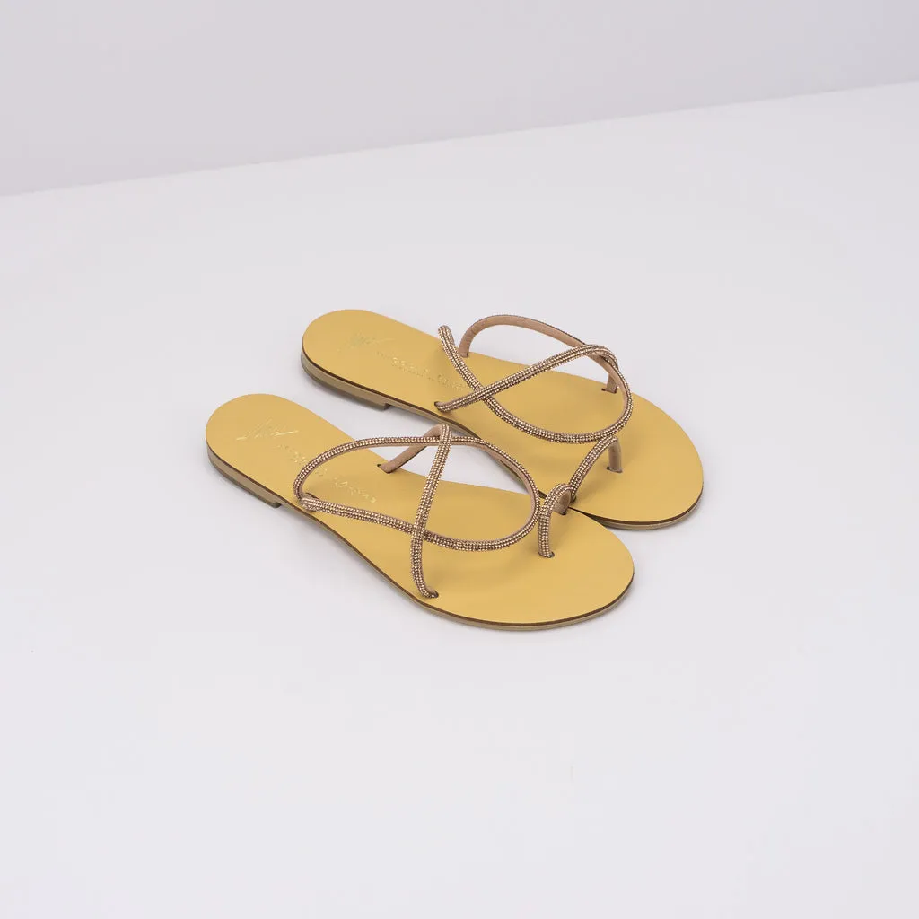 SANDALIA  NICOLAS LAINAS  ORO