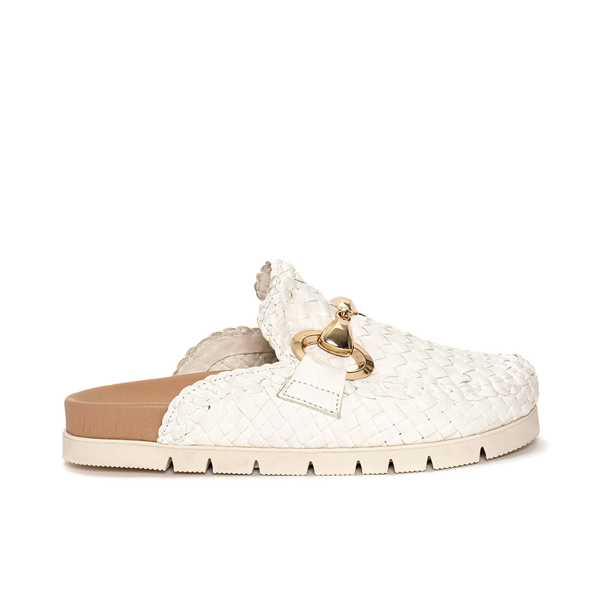 SANDALIA PLANA CAIMAN 8 WET MILK