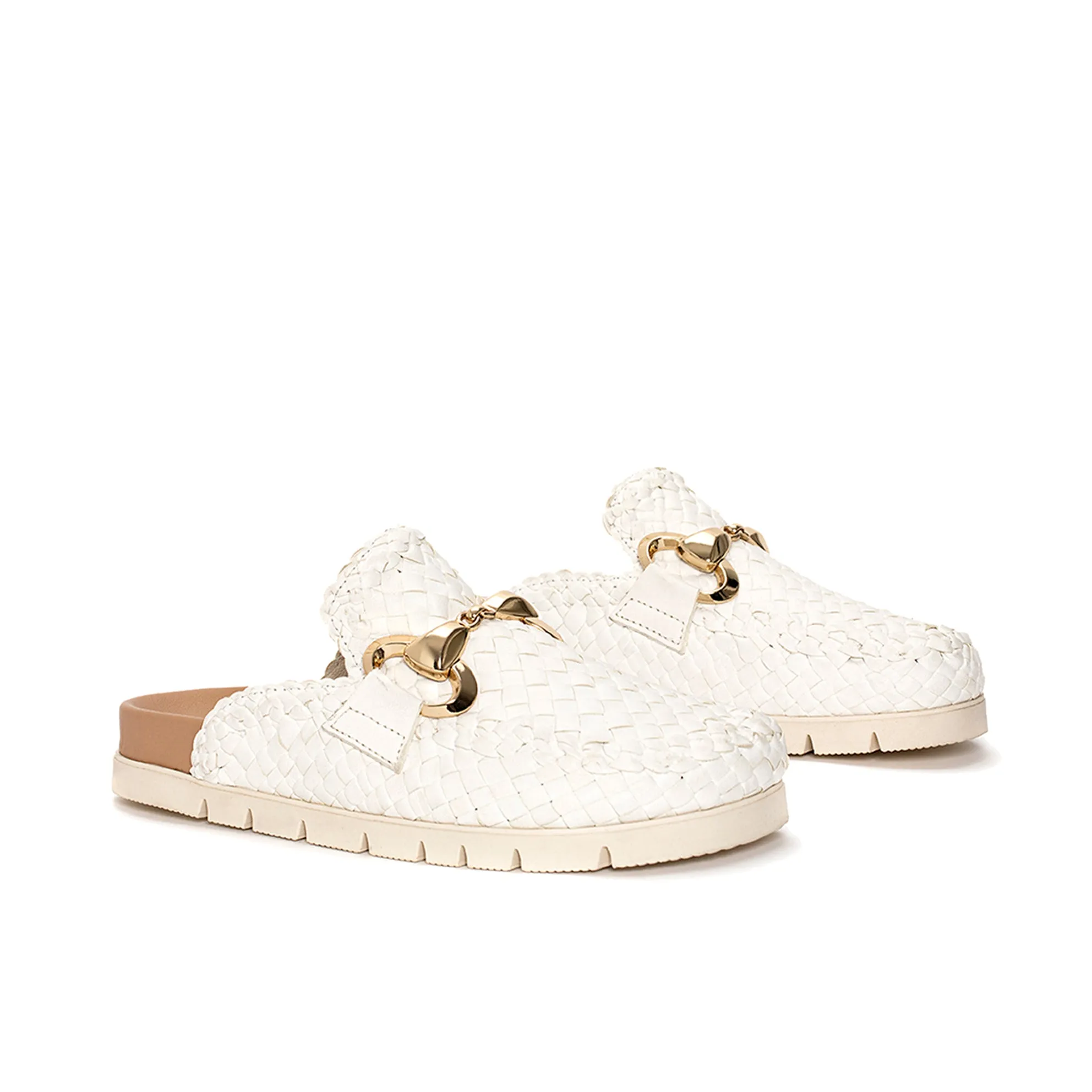 SANDALIA PLANA CAIMAN 8 WET MILK