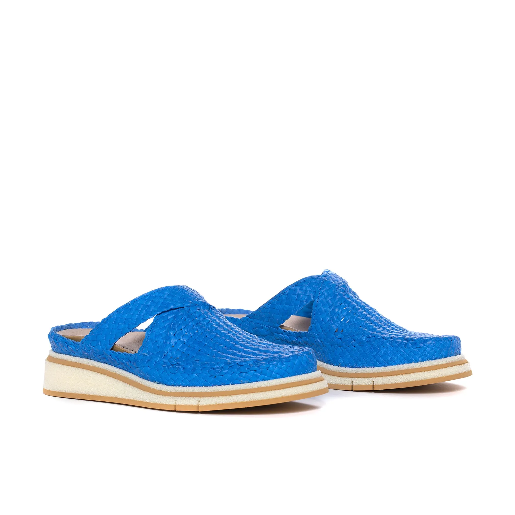 SANDALIA PLANA KERALA WET COBALT