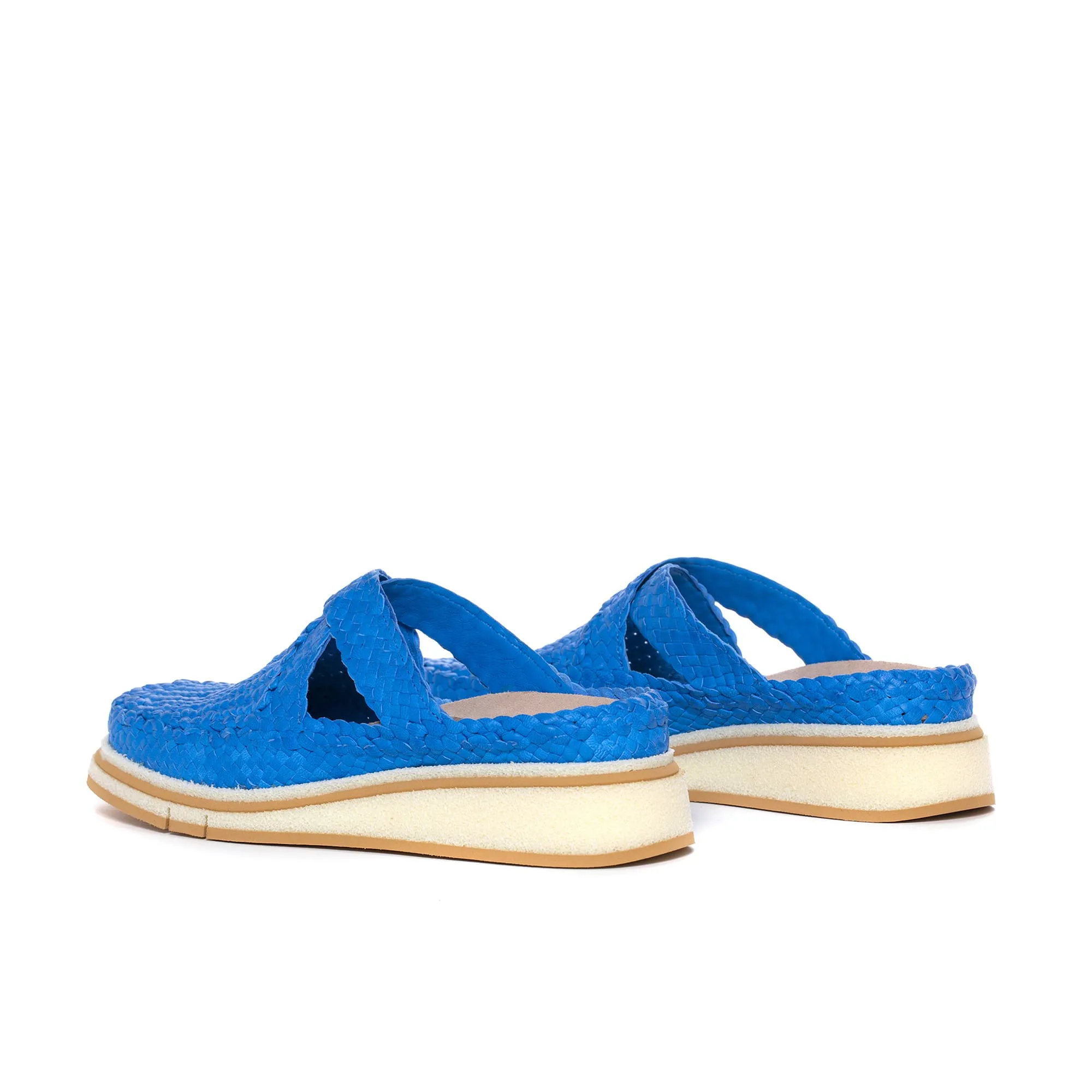 SANDALIA PLANA KERALA WET COBALT