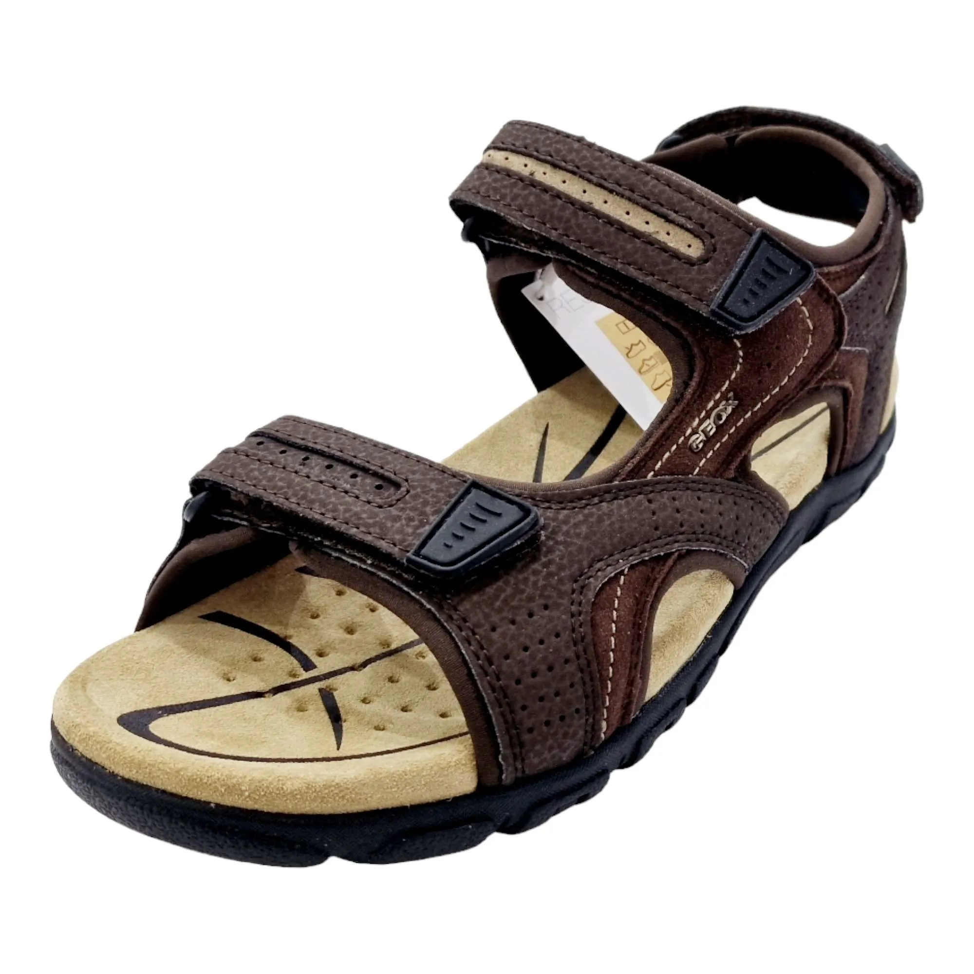 SANDALIA U SPHERICA COMFORT HOMBRE GEOX MARRÓN MARRÓN