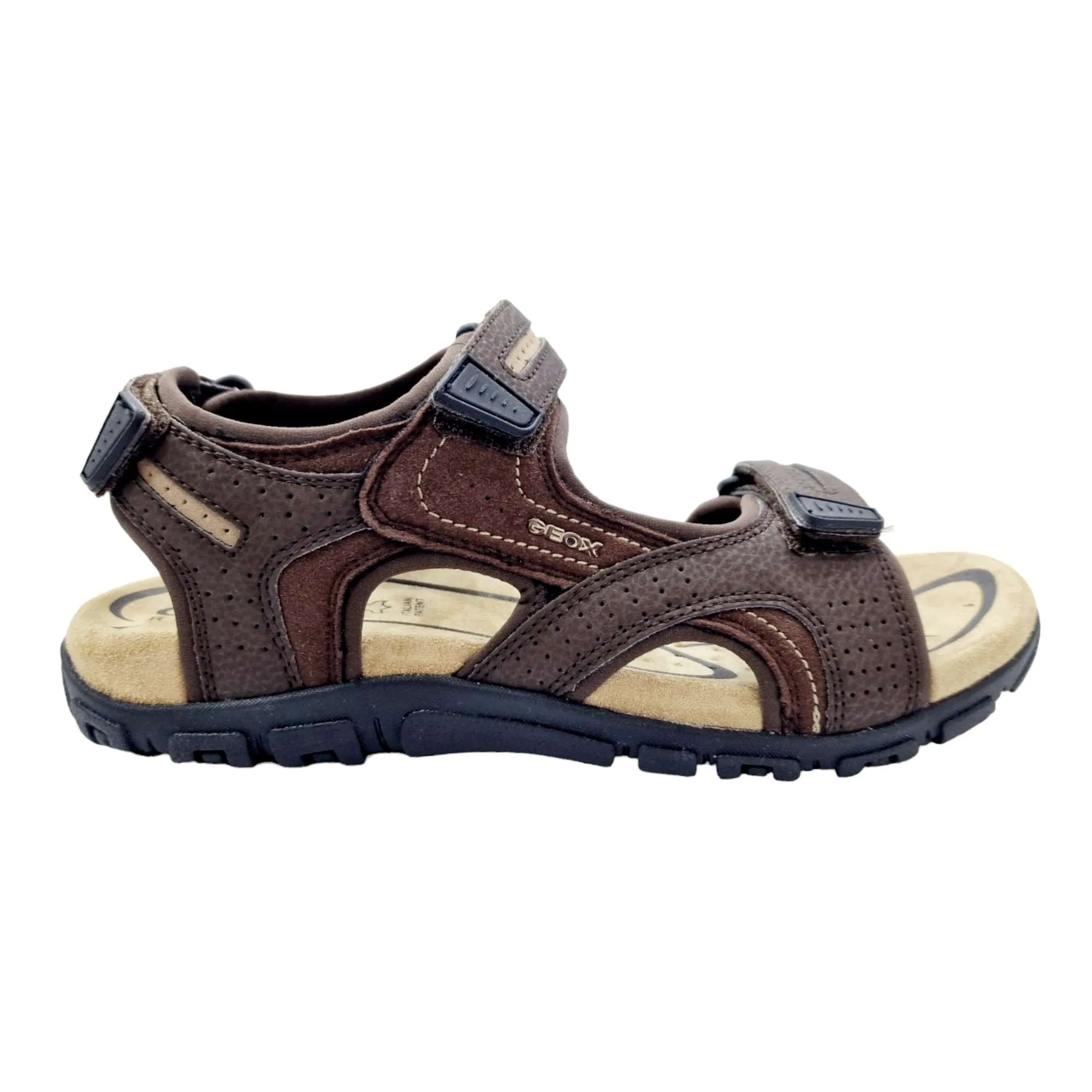 SANDALIA U SPHERICA COMFORT HOMBRE GEOX MARRÓN MARRÓN