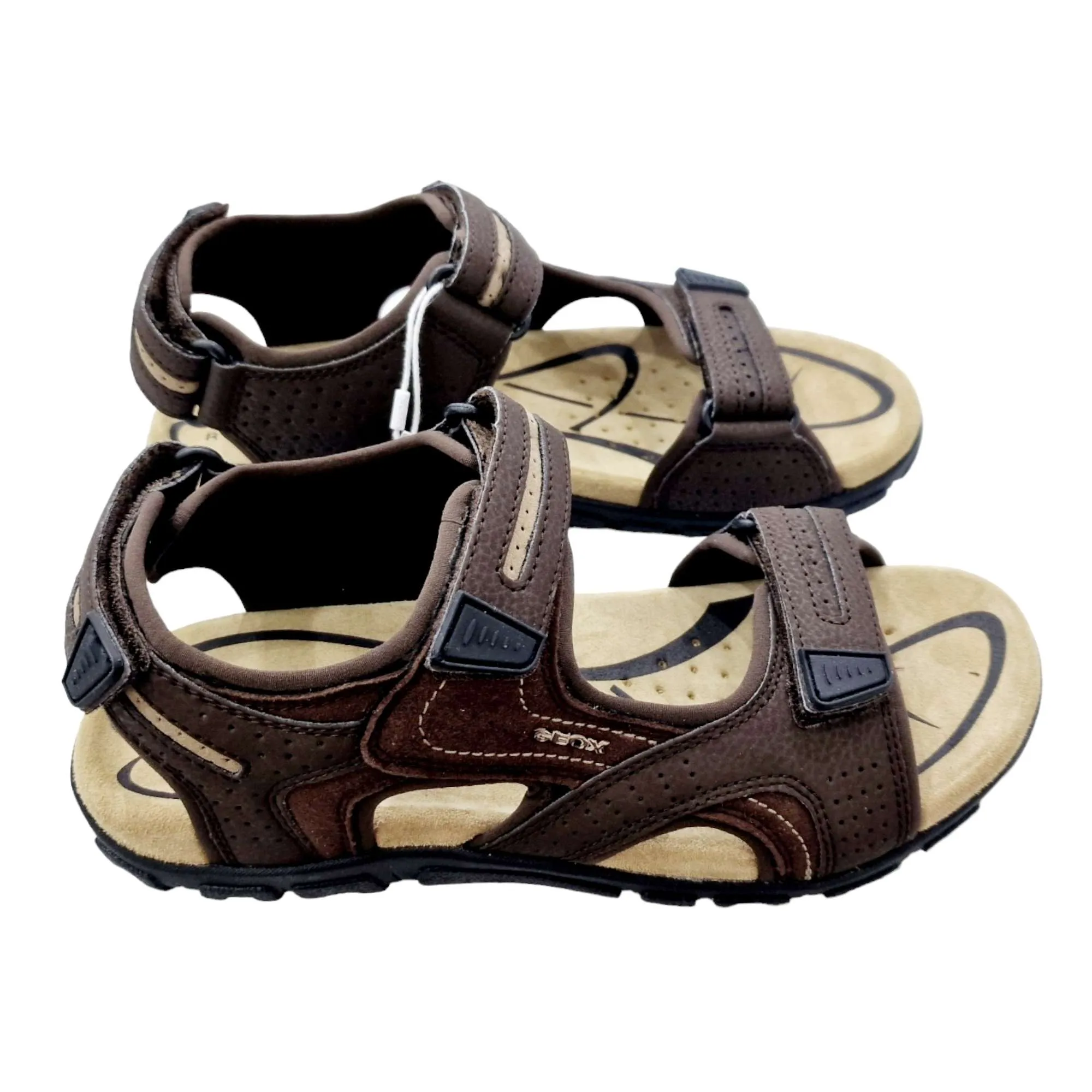 SANDALIA U SPHERICA COMFORT HOMBRE GEOX MARRÓN MARRÓN