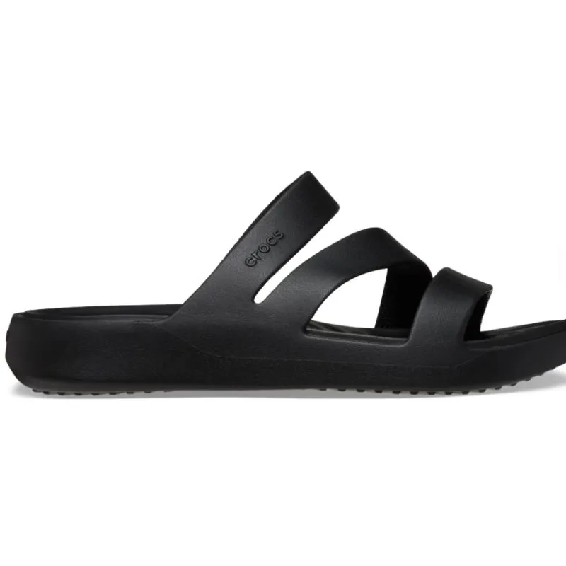 Sandalias Crocs Women's Getaway Strappy (Negro)