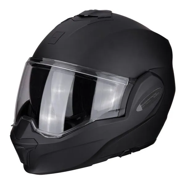 Scorpion Exo Tech Evo Solid Matt Black + Kit Bluetooth 5S 
