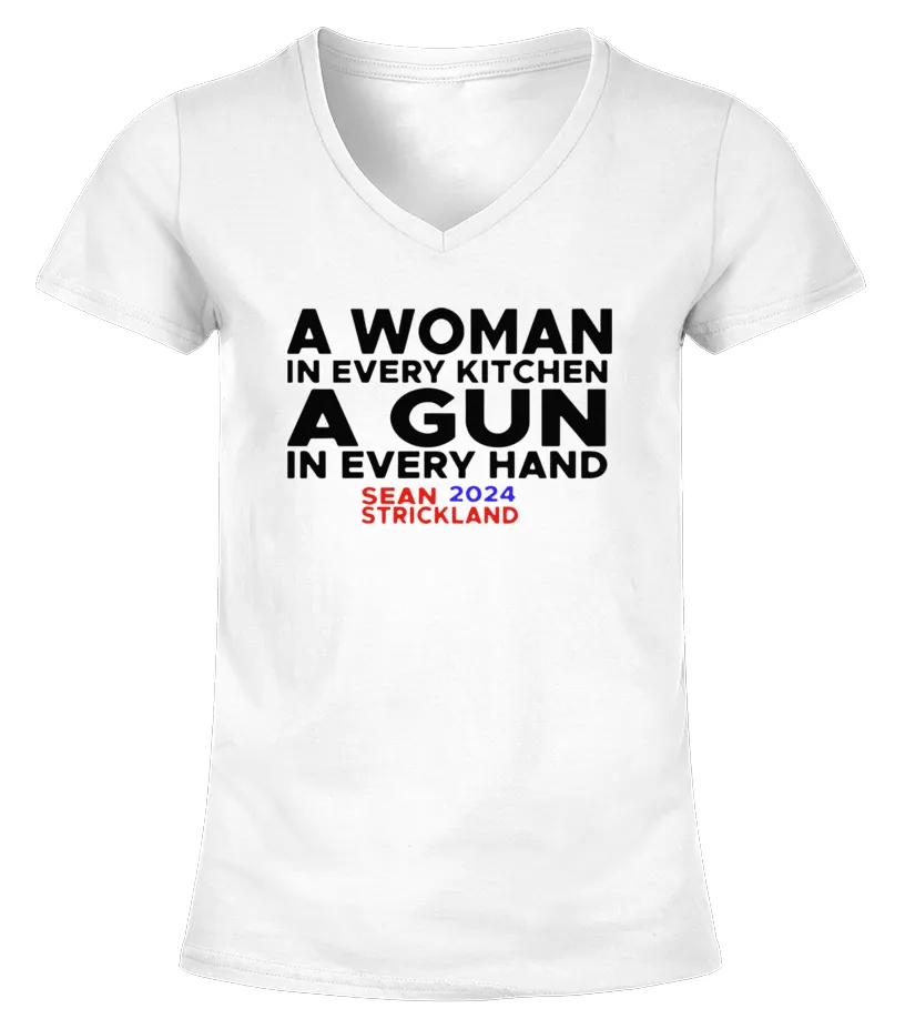 Sean Strickland Merch Camiseta cuello pico Mujer