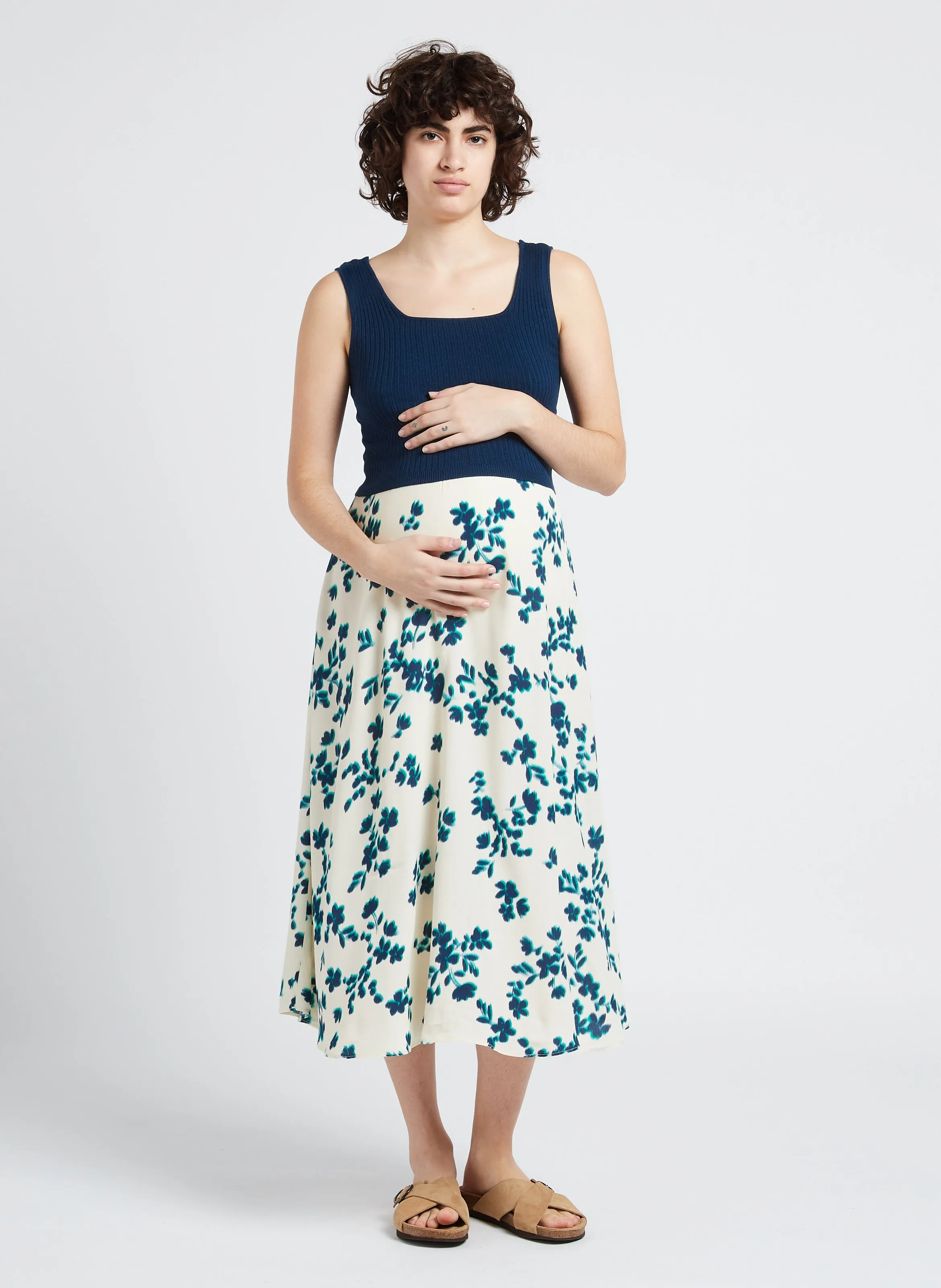 SERAPHINE GILLIAN  VESTIDO PREMAMá ESTAMPADO EN MULTICOLOR