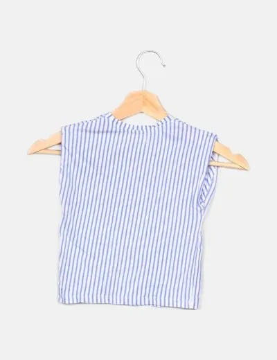 Sfera Blusa bicolor estampado rayas