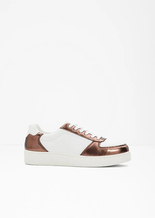 SNEAKERS BAJOS CAFé CON HIELOBLANCO