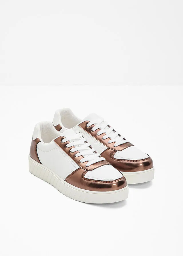 SNEAKERS BAJOS CAFé CON HIELOBLANCO