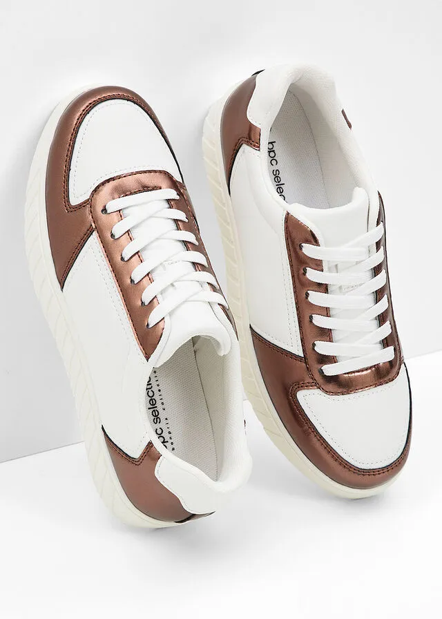 SNEAKERS BAJOS CAFé CON HIELOBLANCO