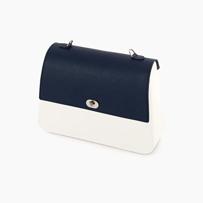 Solapa tejido sintético azul O bag queen