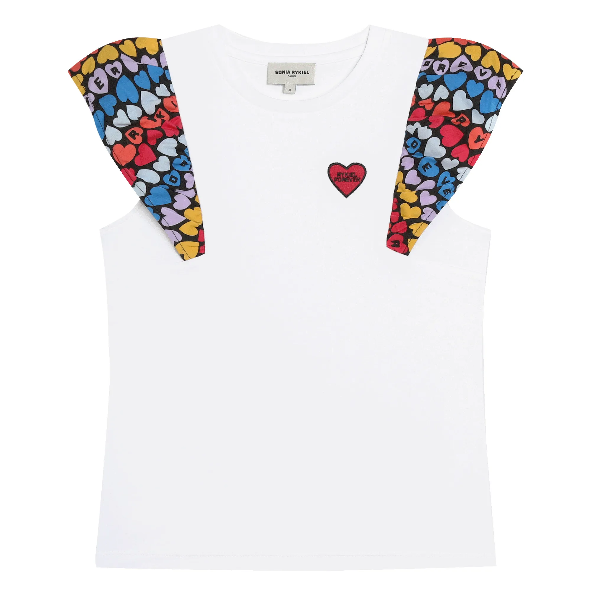 SONIA RYKIEL Camiseta de mangas de volantes