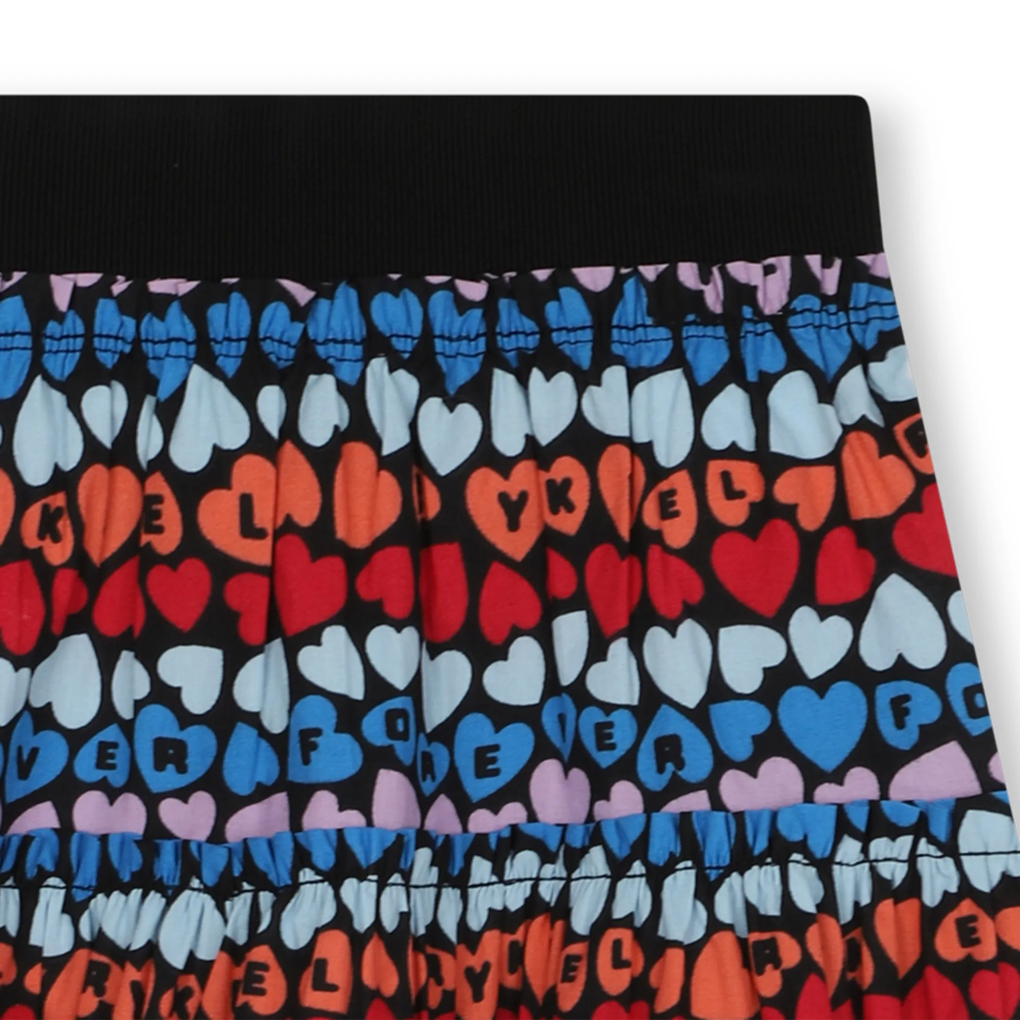 SONIA RYKIEL Falda fruncida de popelina