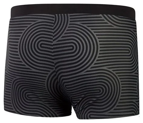 Speedo Bañador Speedo Valmilton Waves Negro / Gris
