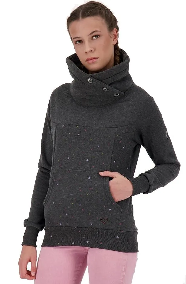 SUDADERA ALIFE AND KICKIN VIOLETAK B  MOONLESS MELANGE  WOMEN´S
