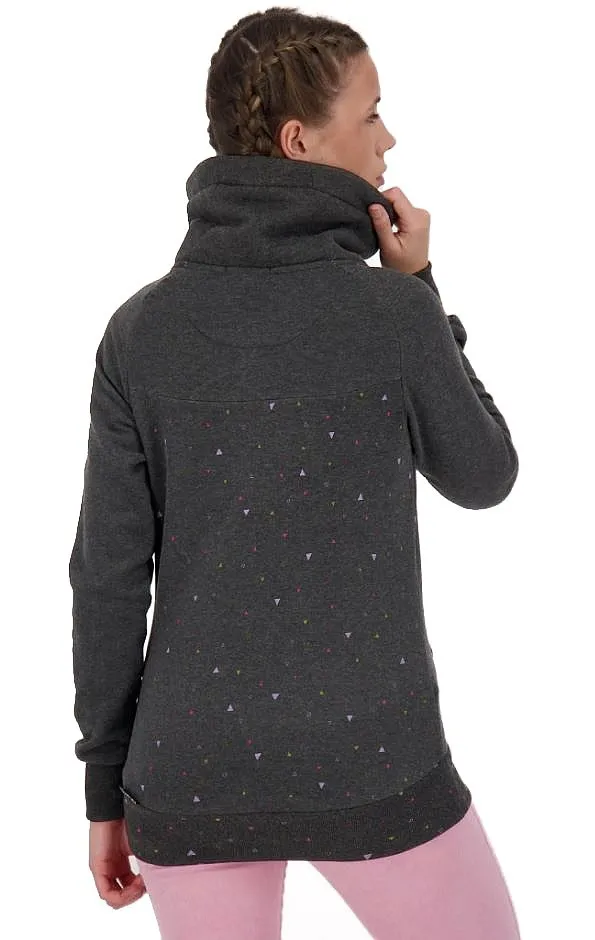 SUDADERA ALIFE AND KICKIN VIOLETAK B  MOONLESS MELANGE  WOMEN´S