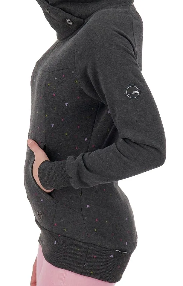 SUDADERA ALIFE AND KICKIN VIOLETAK B  MOONLESS MELANGE  WOMEN´S