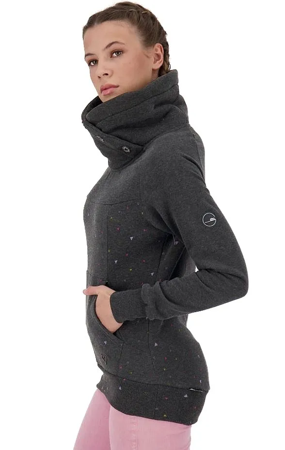SUDADERA ALIFE AND KICKIN VIOLETAK B  MOONLESS MELANGE  WOMEN´S