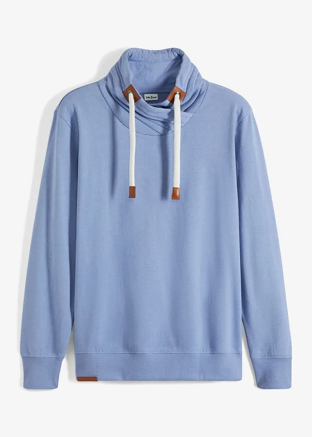 Sudadera azul mate moteado
