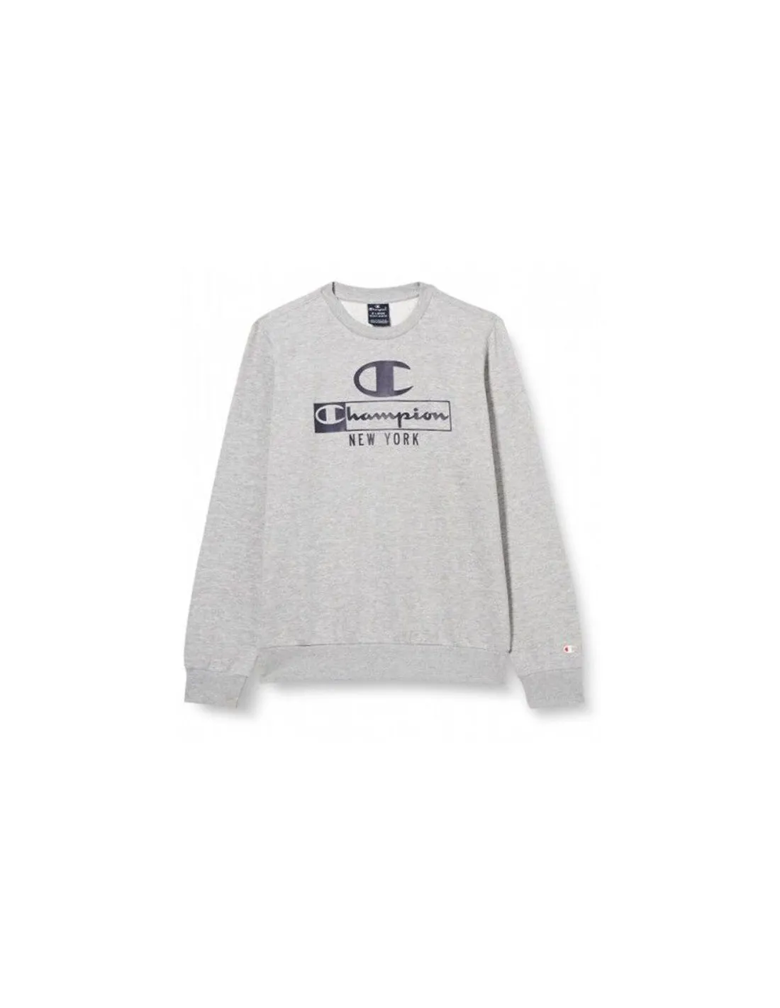 Sudadera Champion Long Sleeve Crewneck Gris Hombre