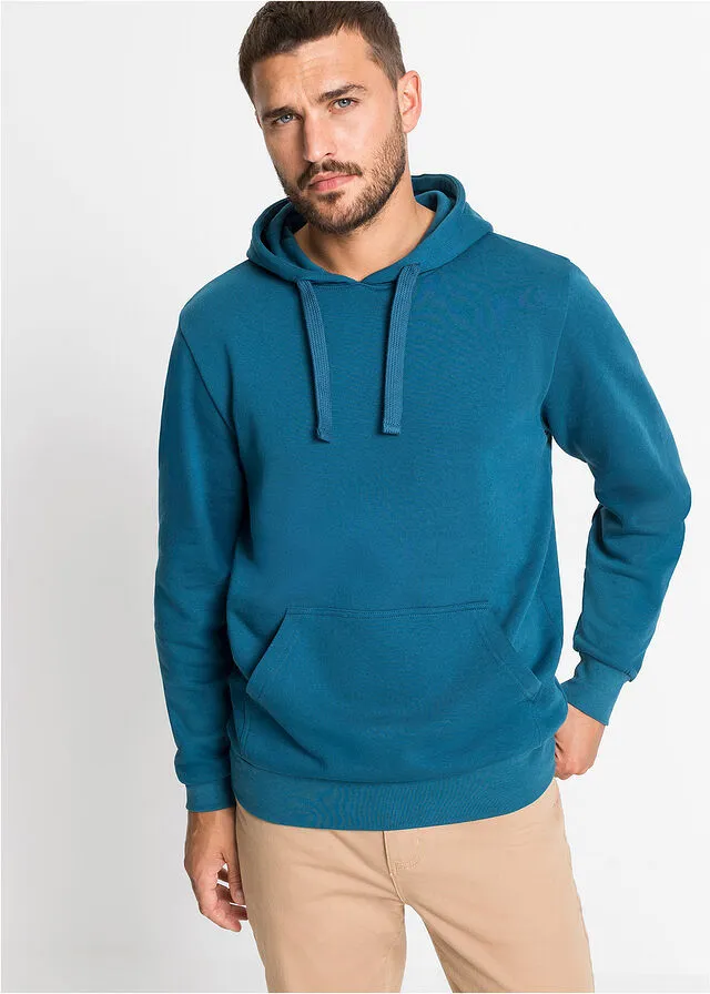 Sudadera con capucha Azul petróleo