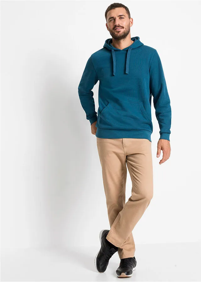 Sudadera con capucha Azul petróleo