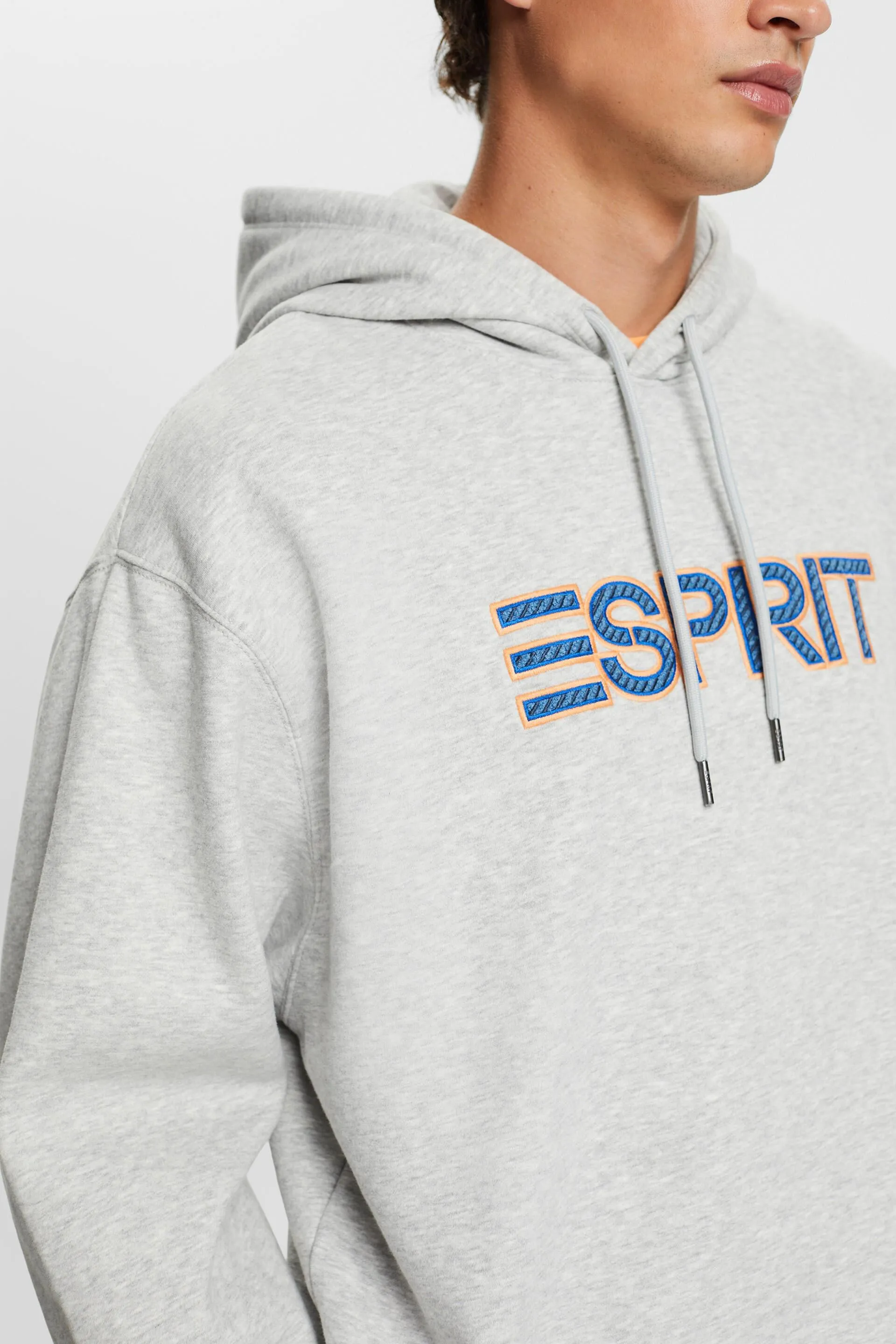 Sudadera con capucha en mezcla de algodón con logotipo
