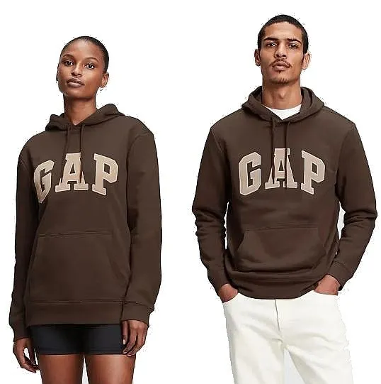 SUDADERA GAP HERITAGE LOGO GAP SNL  TURKISH COFFEE  MEN´S